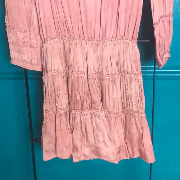 🥳HP Frye Odetta Embroidered Split balloon dress - Picture 8 of 8